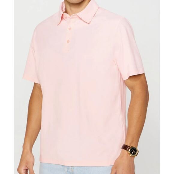 New Fabletics The Don (Wrinkle Free/ Breathable) Golf Polo Size Large - Picture 1 of 3